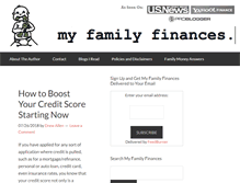 Tablet Screenshot of myfamilyfinances.net